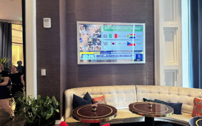 Custom 75-Inch TV Mirror for Four Seasons Hotel One Dalton Street, Boston